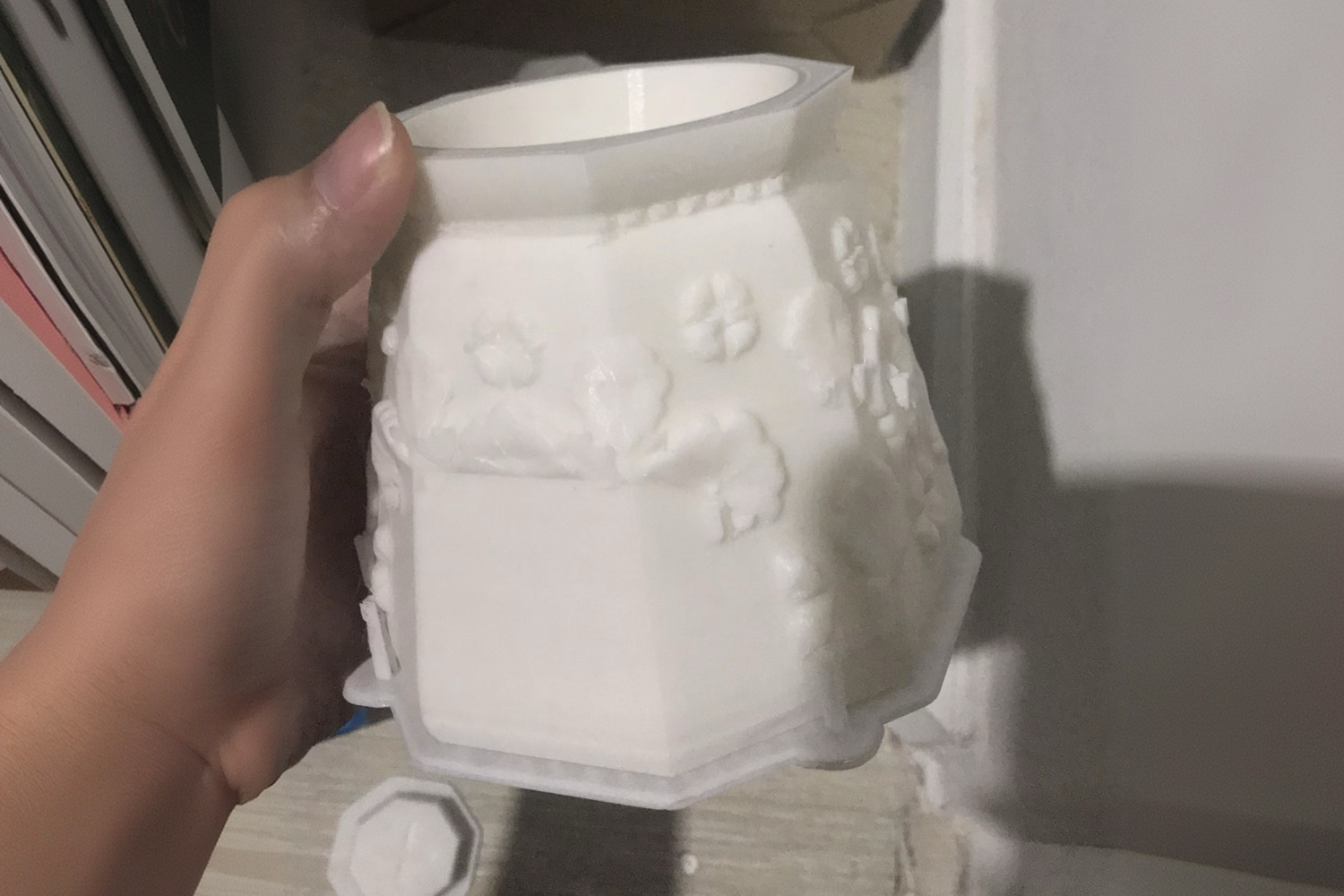 Candle with Benjarong-inspired ceramic holder